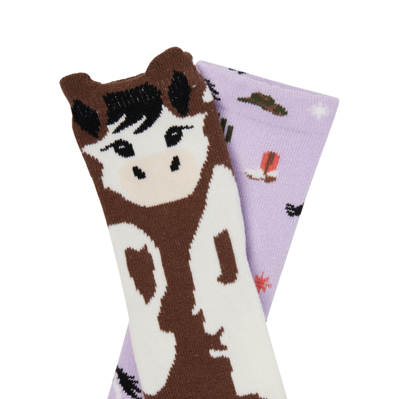 LeMieux - Chaussettes Mini Paint Pony lilac (x2) | - Ohlala