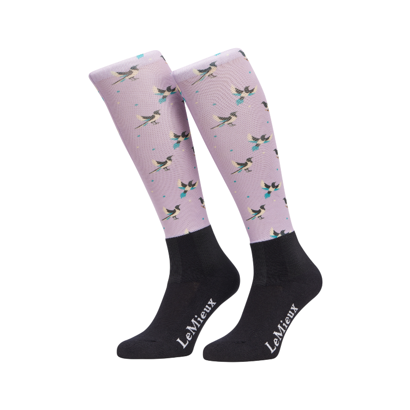 Lemieux - Chaussettes d'équitation Footsie lucky magpie | - Ohlala