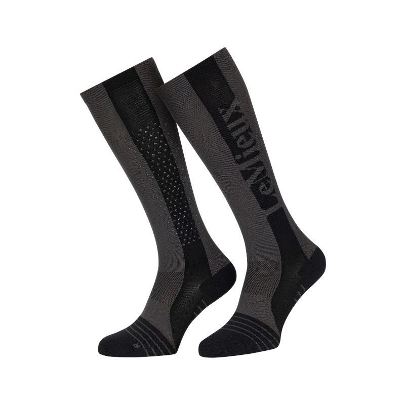 Lemieux - Chaussettes d'équitation junior Performance Silicone graphite | - Ohlala