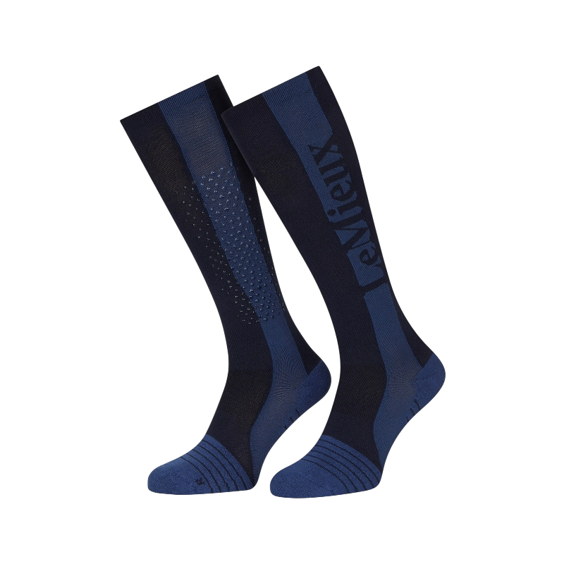 Lemieux - Chaussettes d'équitation Performance Silicone marine | - Ohlala