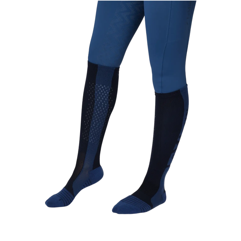 Lemieux - Chaussettes d'équitation Performance Silicone marine | - Ohlala
