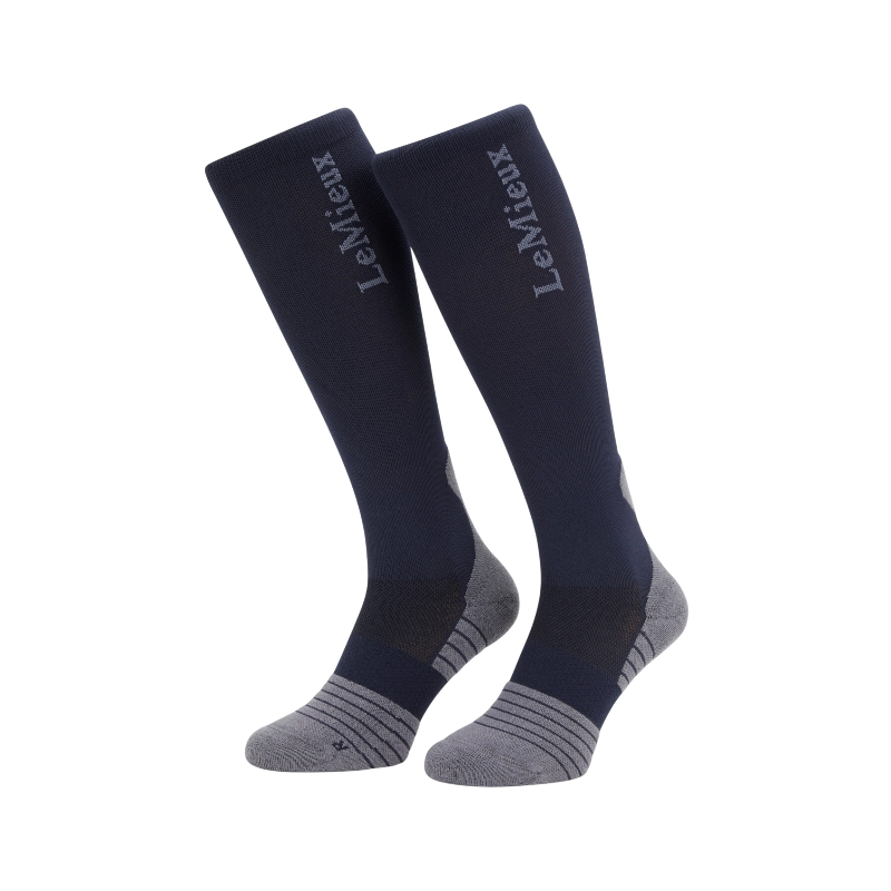 Lemieux - Chaussettes d'équitation Performance marine | - Ohlala