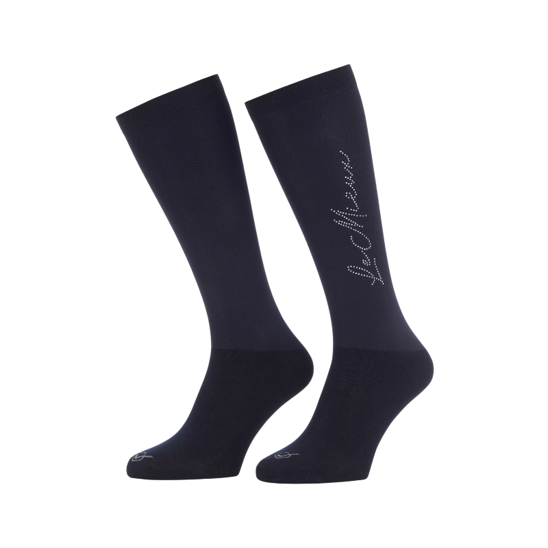 Lemieux - Chaussettes d'équitation Sparkle marine | - Ohlala