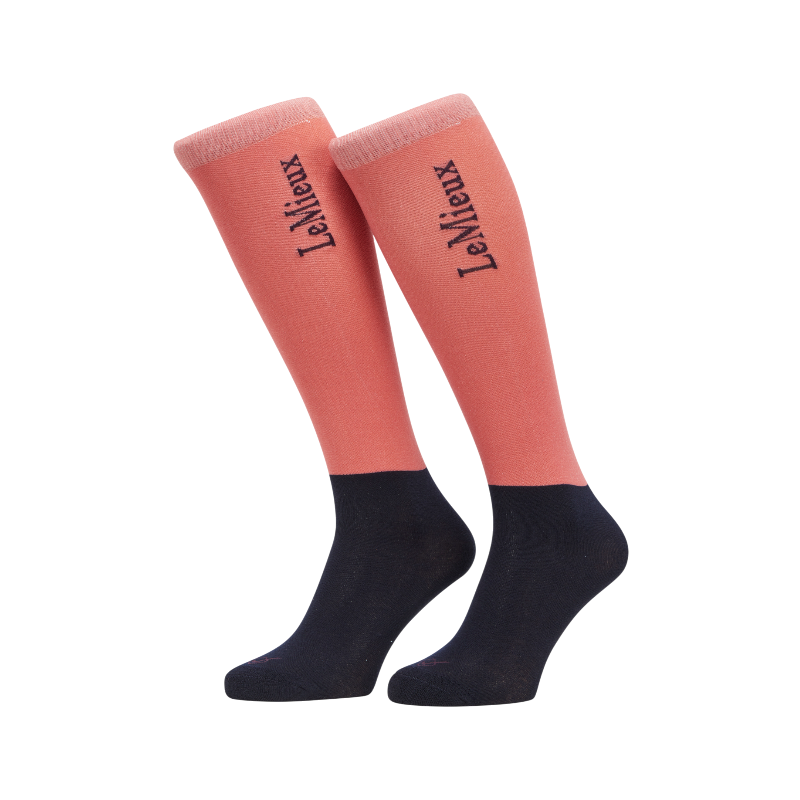 Lemieux - Chaussettes d'équitation cranberry (x2) | - Ohlala