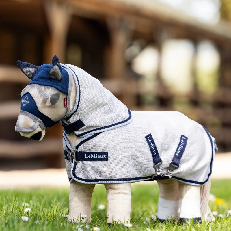 Lemieux - Chemise anti-mouches pour Toy Pony gris/ marine | - Ohlala