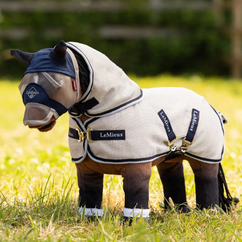 Lemieux - Chemise anti-mouches pour Toy Pony gris/ marine | - Ohlala