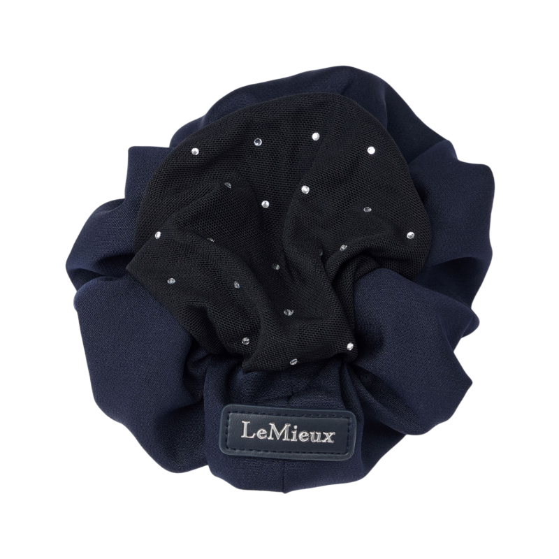 Lemieux - Chouchou Hair Net avec crystal marine/ noir | - Ohlala