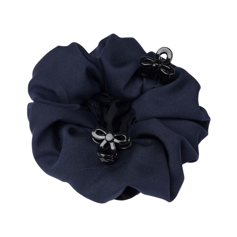 Lemieux - Chouchou Hair Net avec crystal marine/ noir | - Ohlala