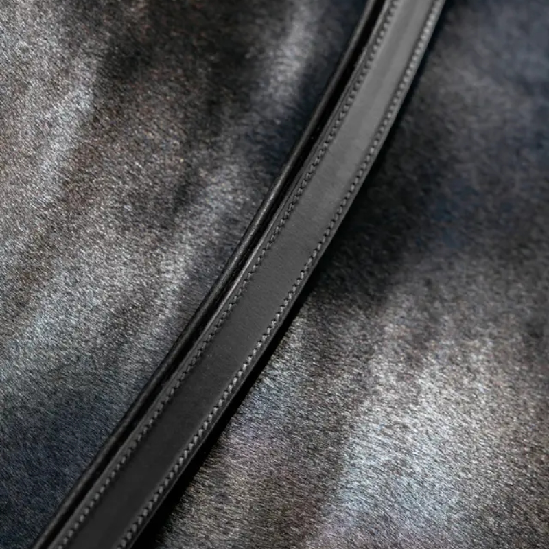 Lemieux - Collier d’encolure en cuir noir | - Ohlala