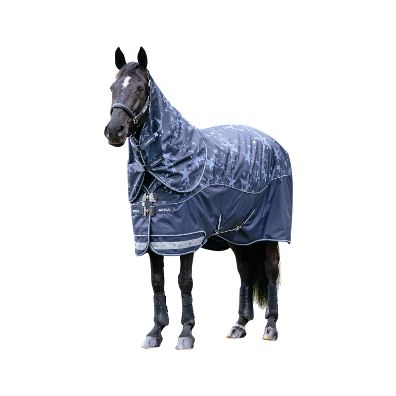 LeMieux - Couverture d’extérieur Arika Star marine 200g | - Ohlala