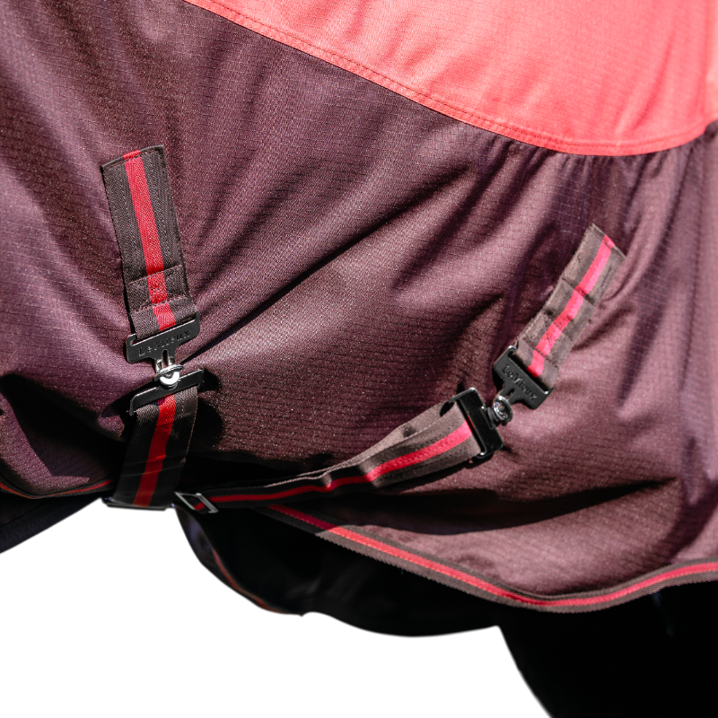 LeMieux - Couverture d’extérieur en ripstop Arika cranberry 200g | - Ohlala