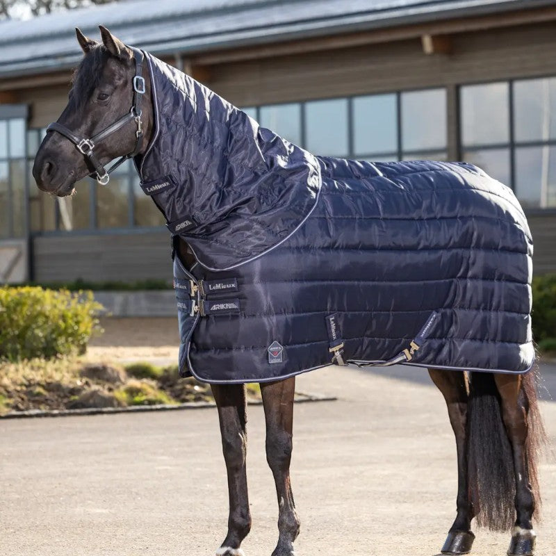 Lemieux - Couverture de box Arika Stable-Tek marine 350g | - Ohlala