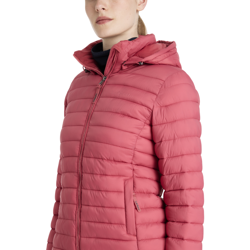 Lemieux - Doudoune à capuche femme Rose cranberry | - Ohlala