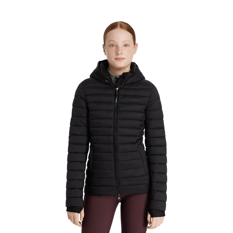 Lemieux - Doudoune enfant Young Rider Ruby noir | - Ohlala