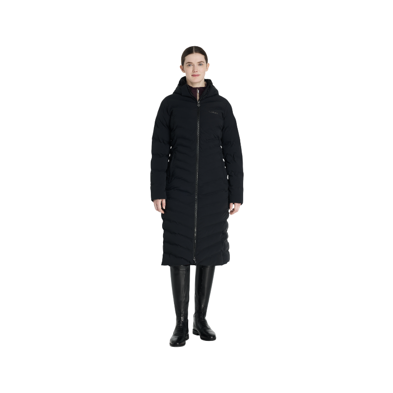 LeMieux - Doudoune matelassée imperméable longue femme Hayley noire | - Ohlala