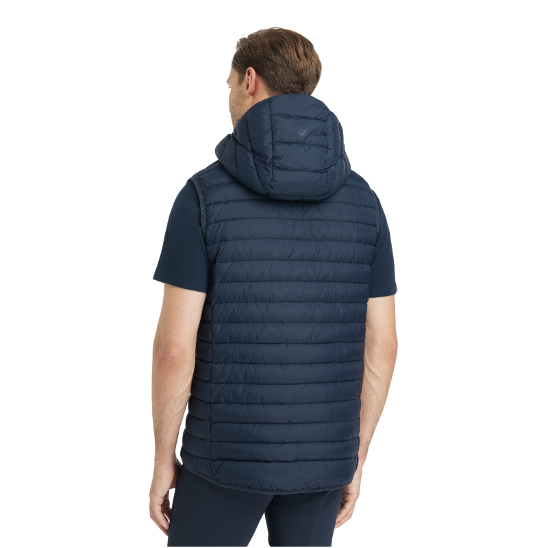 Lemieux - Doudoune sans manches à capuche homme marine | - Ohlala