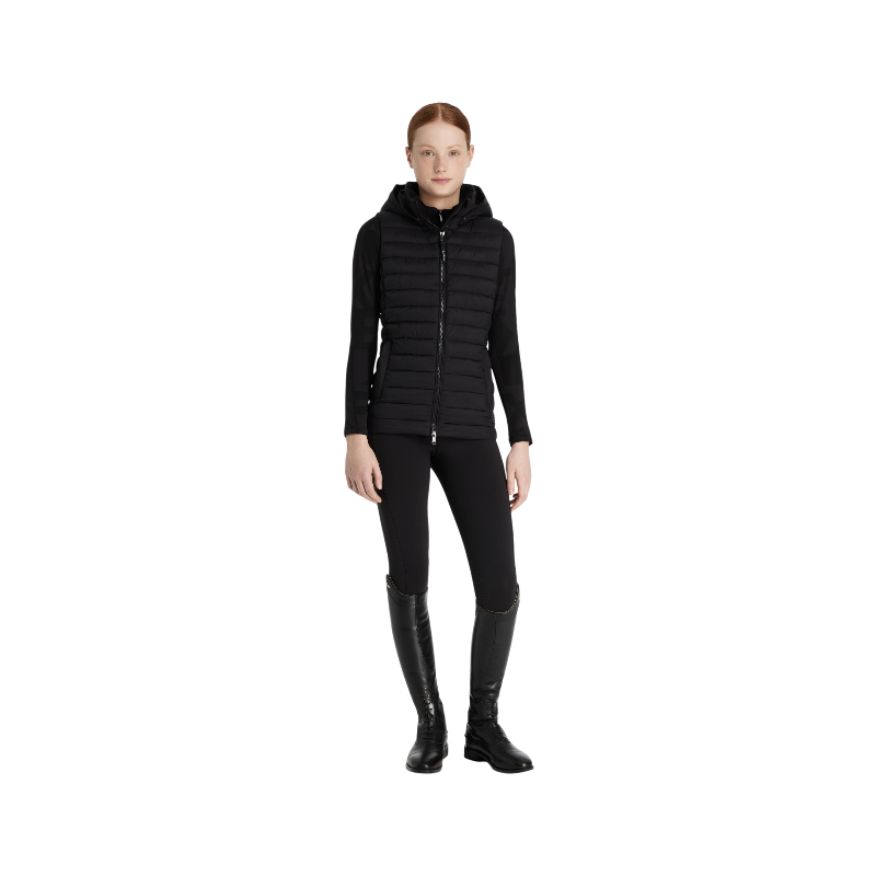 Lemieux - Doudoune sans manches enfant Young Rider Ruby noir | - Ohlala