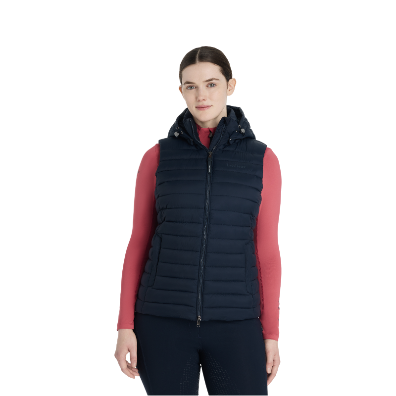 LeMieux - Doudoune sans manches femme Rose marine | - Ohlala