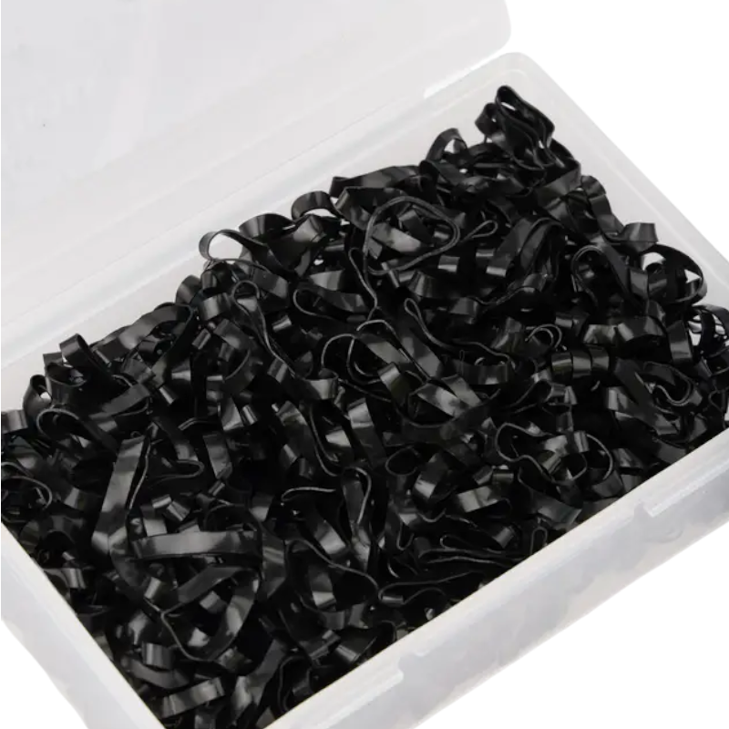 Lemieux - Élastiques silicone à pionter noir | - Ohlala