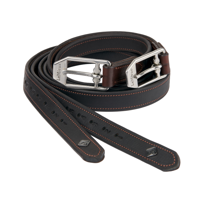 Lemieux - Étrivières en cuir Vector marron | - Ohlala