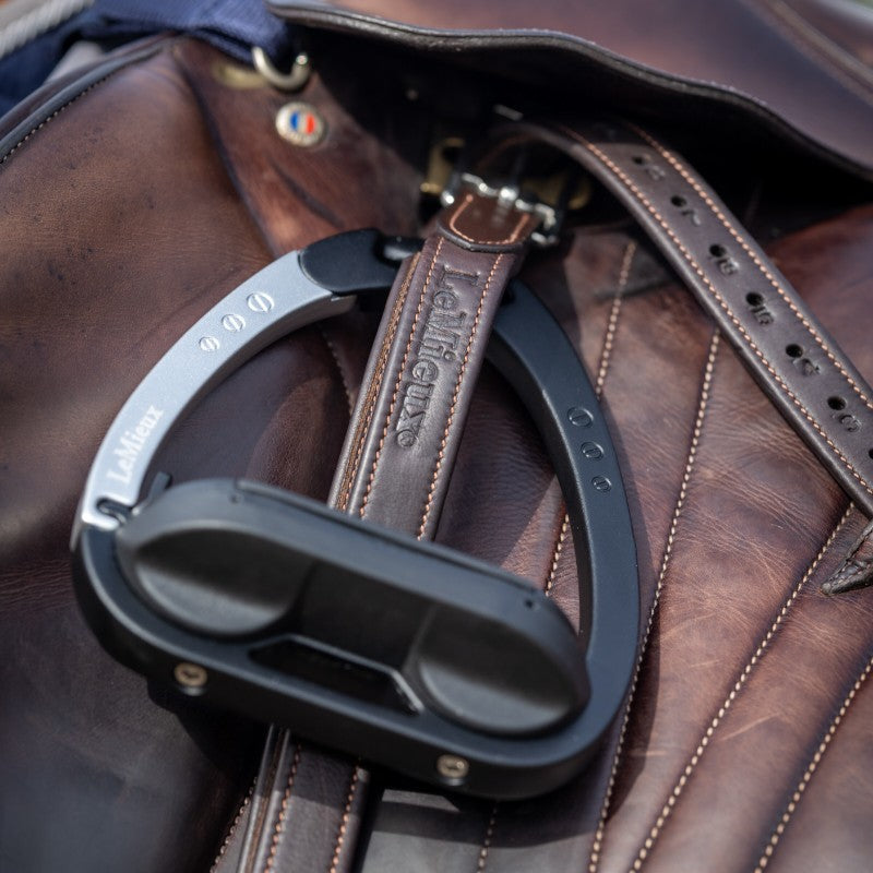 Lemieux - Étrivières en cuir Vector marron | - Ohlala