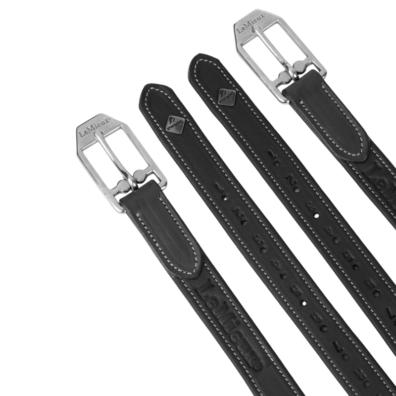 Lemieux - Étrivières en cuir Vector noir | - Ohlala