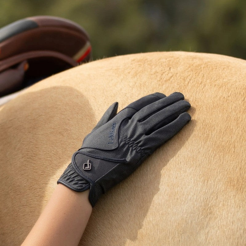 Lemieux - Gants d'équitation Close Contact marine | - Ohlala