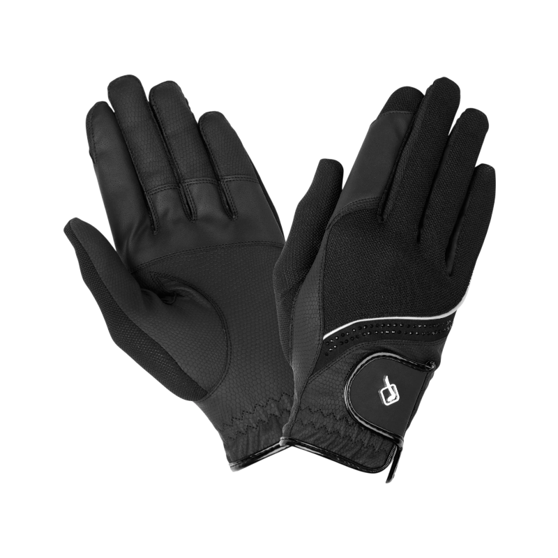 Lemieux - Gants d'équitation Crystal noir | - Ohlala