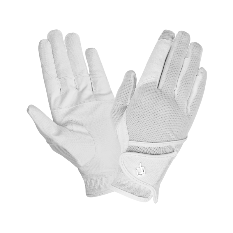 Lemieux - Gants d'équitation Pro Mesh blanc | - Ohlala