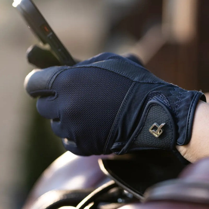 Lemieux - Gants d'équitation Pro Mesh marine | - Ohlala