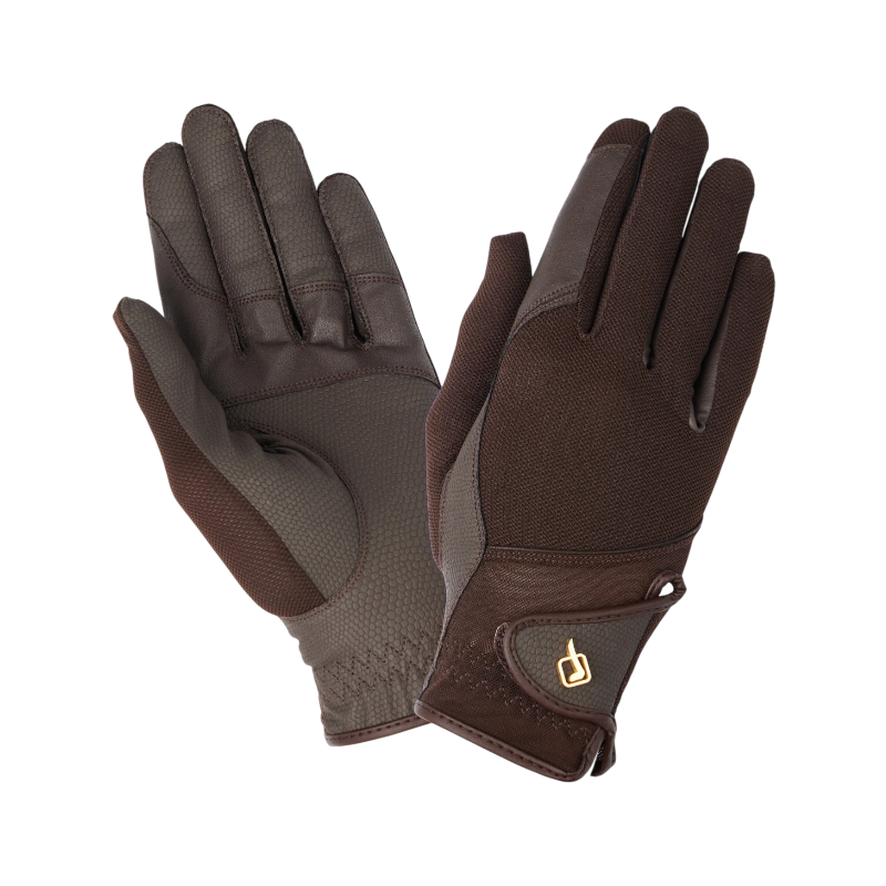 Lemieux - Gants d'équitation Pro Mesh marron | - Ohlala