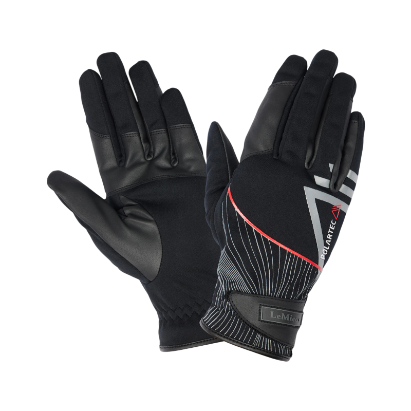 Lemieux - Gants d'équitation résistants à l’eau Polartec Pro noir | - Ohlala