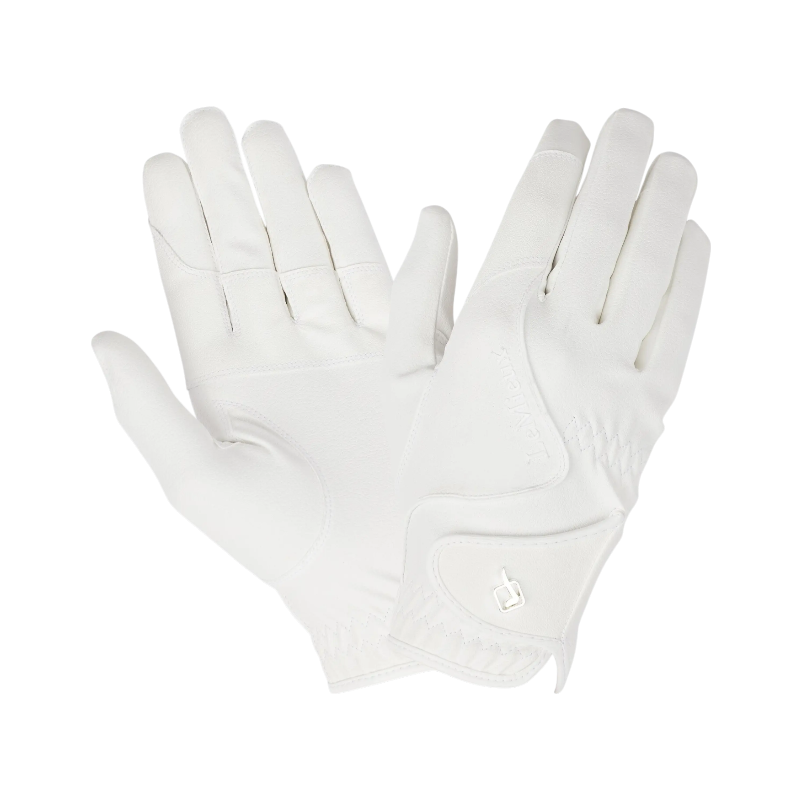 Lemieux - Gants d'équitation ultra-fins Close Contact blanc | - Ohlala