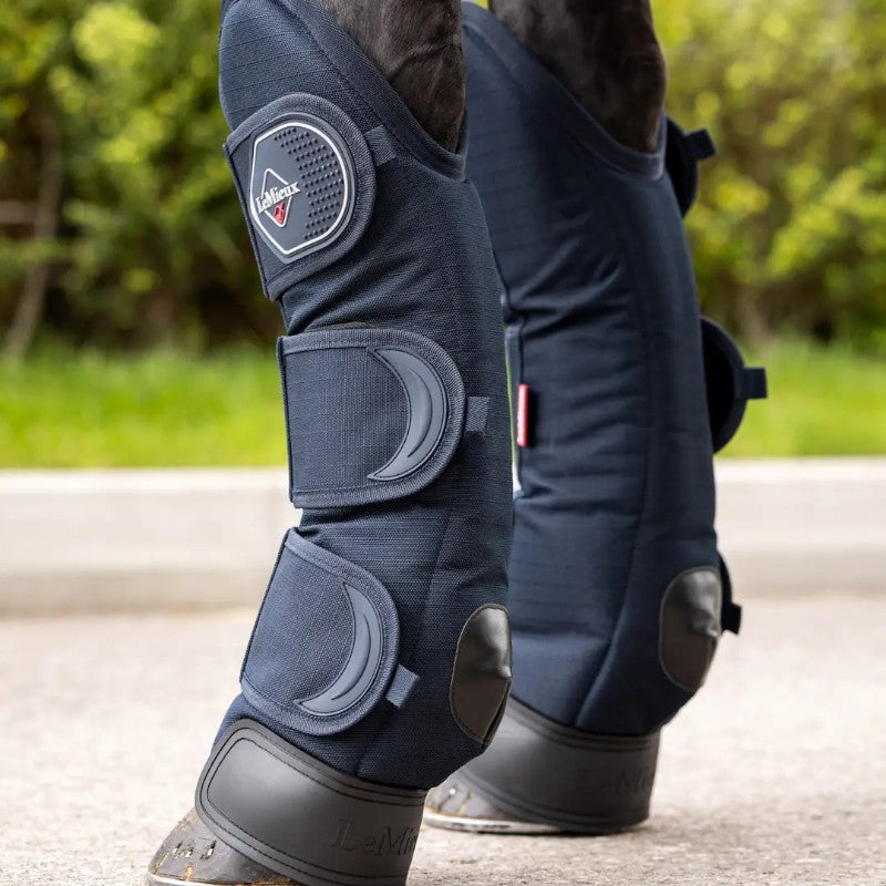 Lemieux - Guêtres de transport Travel Boots marine | - Ohlala