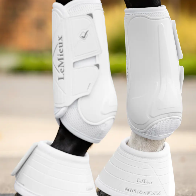 Lemieux - Guêtres fermées de dressage Motionflex blanc | - Ohlala
