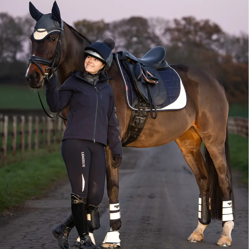 Lemieux - Guêtres fermées réfléchissantes Grafter marine | - Ohlala