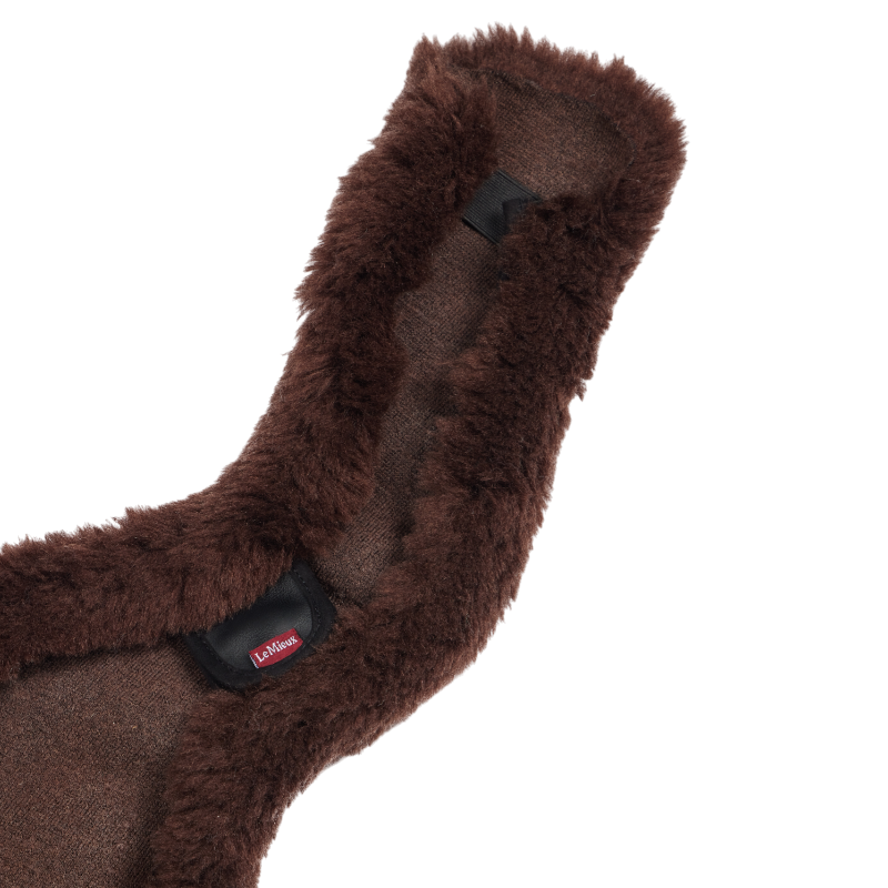 Lemieux - Housse de sangle de saut d’obstacle Anatomic en laine mérinos+ marron | - Ohlala