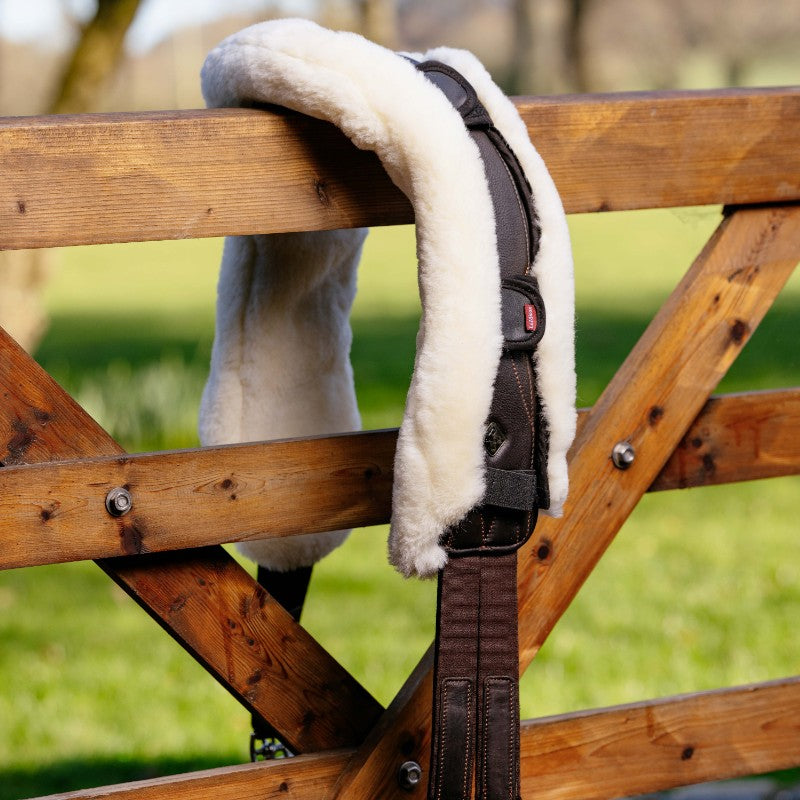 Lemieux - Housse de sangle de saut d’obstacle Anatomic en laine mérinos+ naturel | - Ohlala