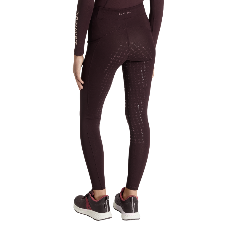 Lemieux - Legging d'équitation Pull-on fille Young Rider Orla damson | - Ohlala