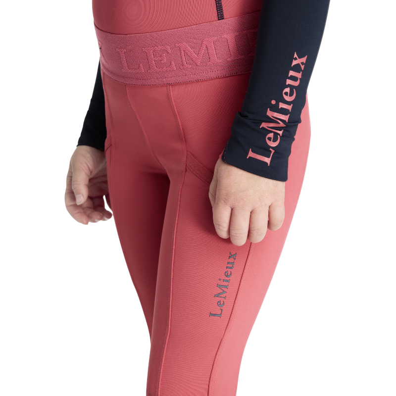Lemieux - Legging d'équitation enfant Pull-on Mini cranberry | - Ohlala