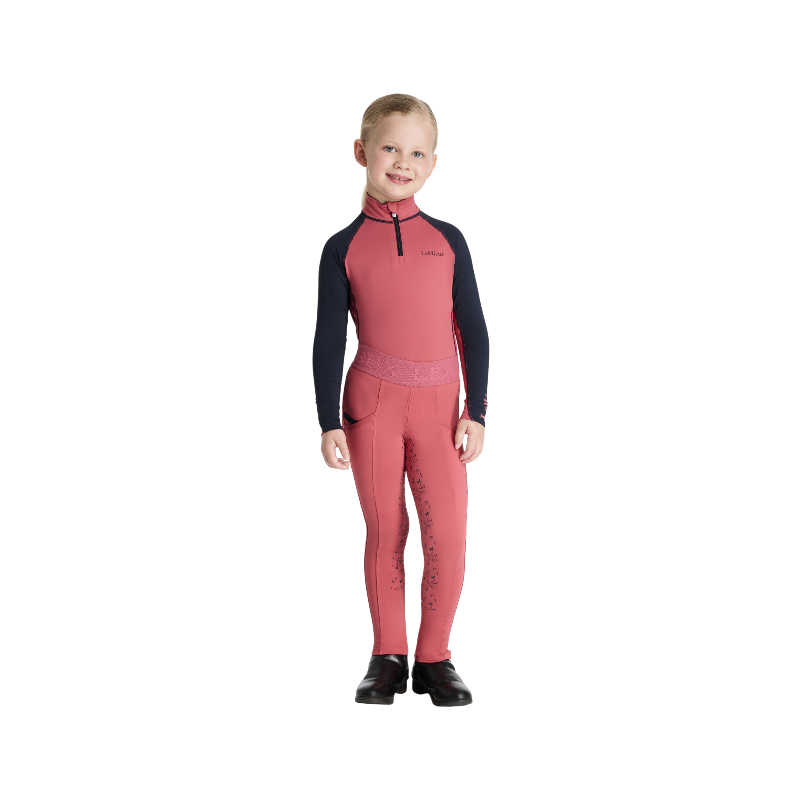 Lemieux - Legging d'équitation enfant Pull-on Mini cranberry | - Ohlala