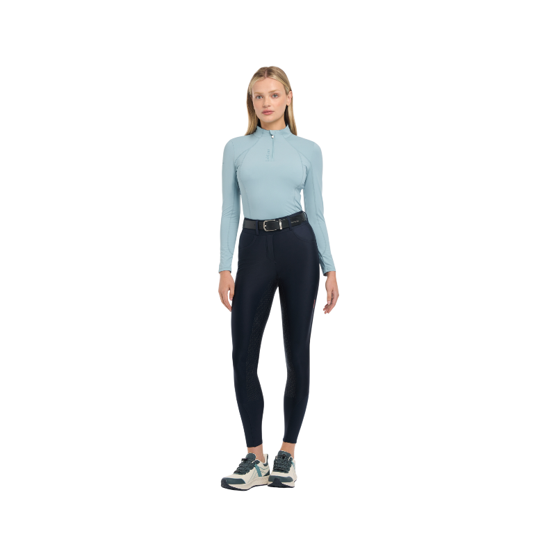 Lemieux - Legging d'équitation femme Demi Full Grip marine | - Ohlala