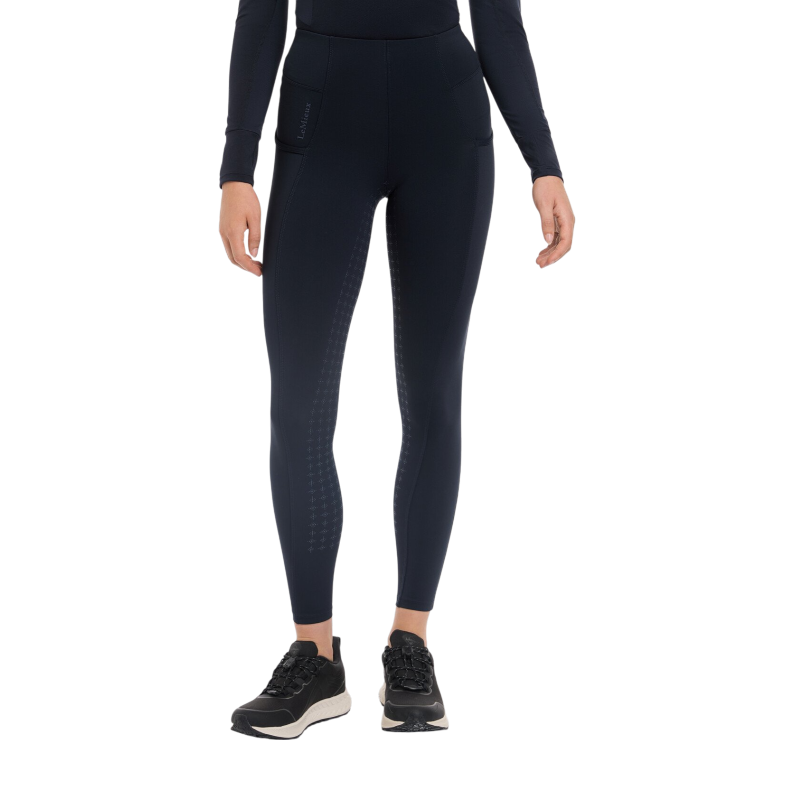 Lemieux - Legging d'équitation femme Pull-on Naomi Full Grip marine | - Ohlala