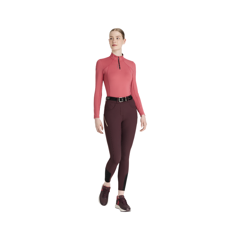 Lemieux - Legging d'équitation femme brossé Amy damson | - Ohlala