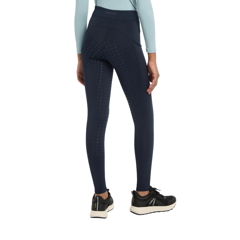 Lemieux - Legging d'équitation fille Pull-on Orla Young Rider marine | - Ohlala