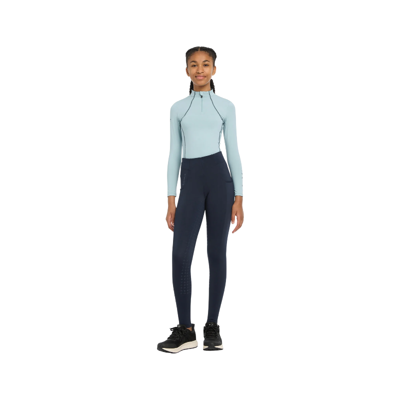 Lemieux - Legging d'équitation fille Pull-on Orla Young Rider marine | - Ohlala