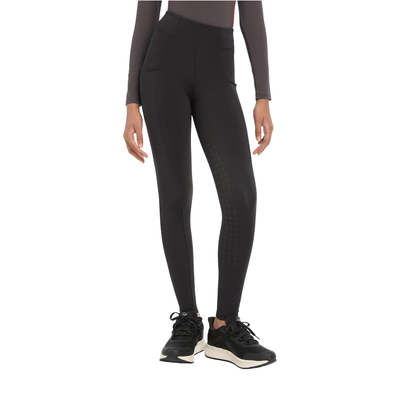 Lemieux - Legging d'équitation fille Pull-on Orla Young Rider noir | - Ohlala