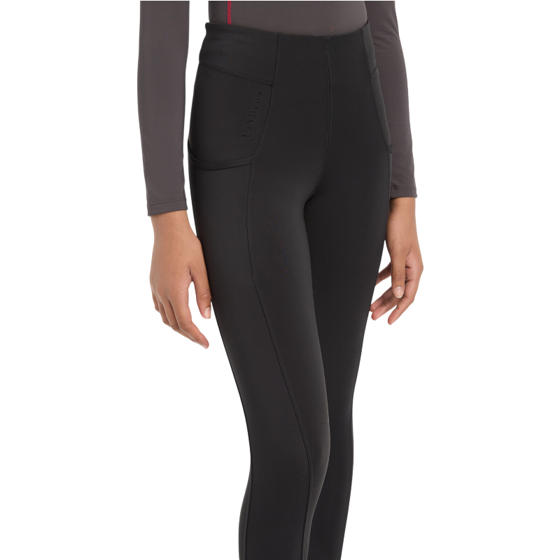 Lemieux - Legging d'équitation fille Pull-on Orla Young Rider noir | - Ohlala
