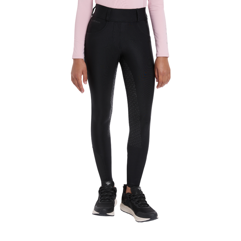 Lemieux - Legging d’équitation fille Remi Young Rider noir | - Ohlala