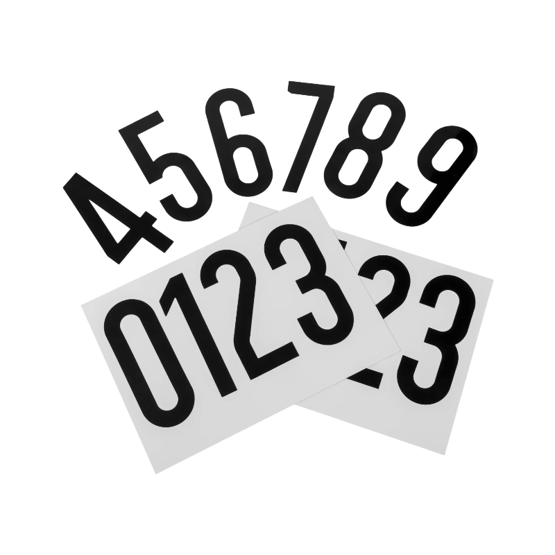 Lemieux - Lot de chiffres magnétiques blanc | - Ohlala